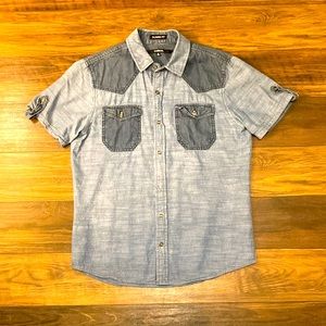 Carbon denim shirt small
